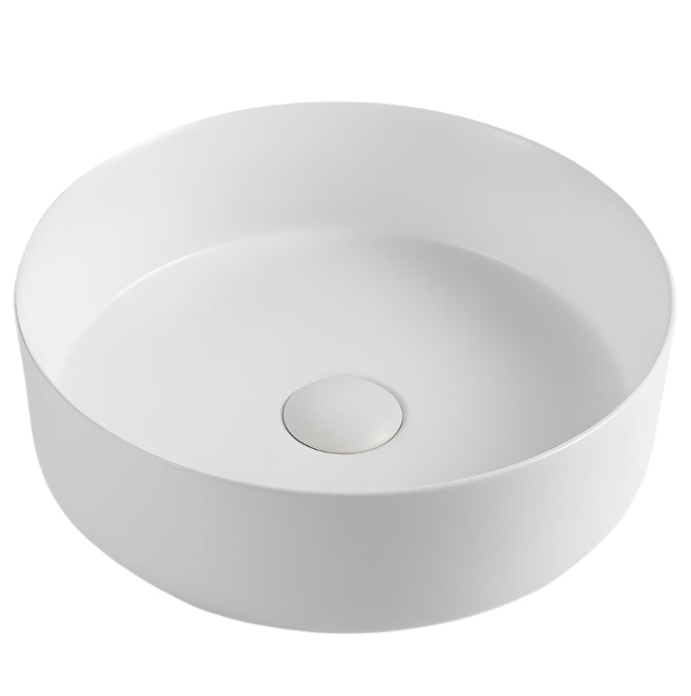 Cindy – Above Counter Ceramic Basin Matte White