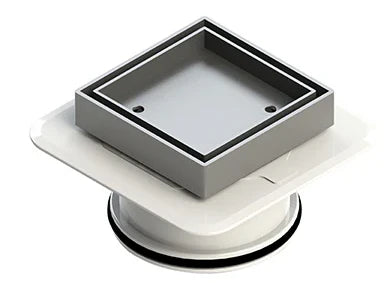 Square Megaflex Bermuda Floor Waste 100mm x 100mm