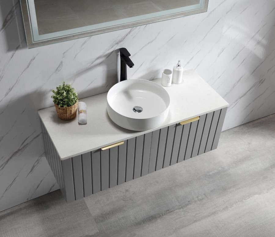 Bella 1200 Wall Hung Vanity – Matte Grey