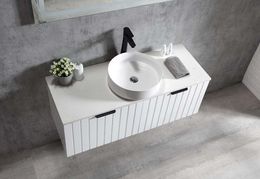 Bella 1200 Wall Hung Vanity – Matte White