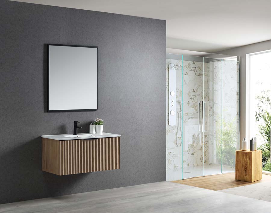California 900 Wall Hung Vanity – Tasmania Oak