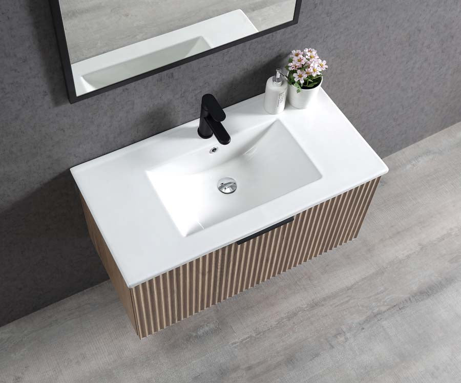 California 900 Wall Hung Vanity – Tasmania Oak