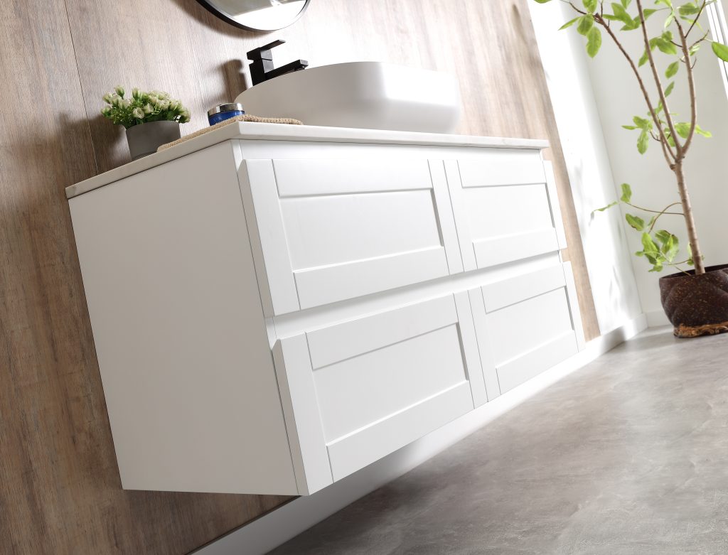 Victoria 1200 Wall Hung Vanity – Matte White