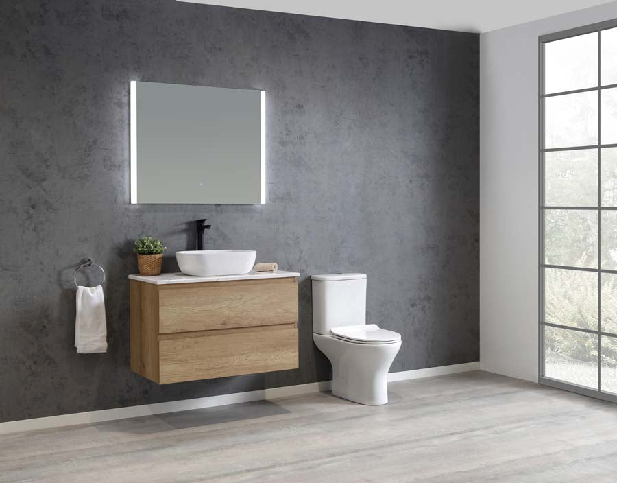 Edge 900 Wall Hung Vanity – Bamboo Oak