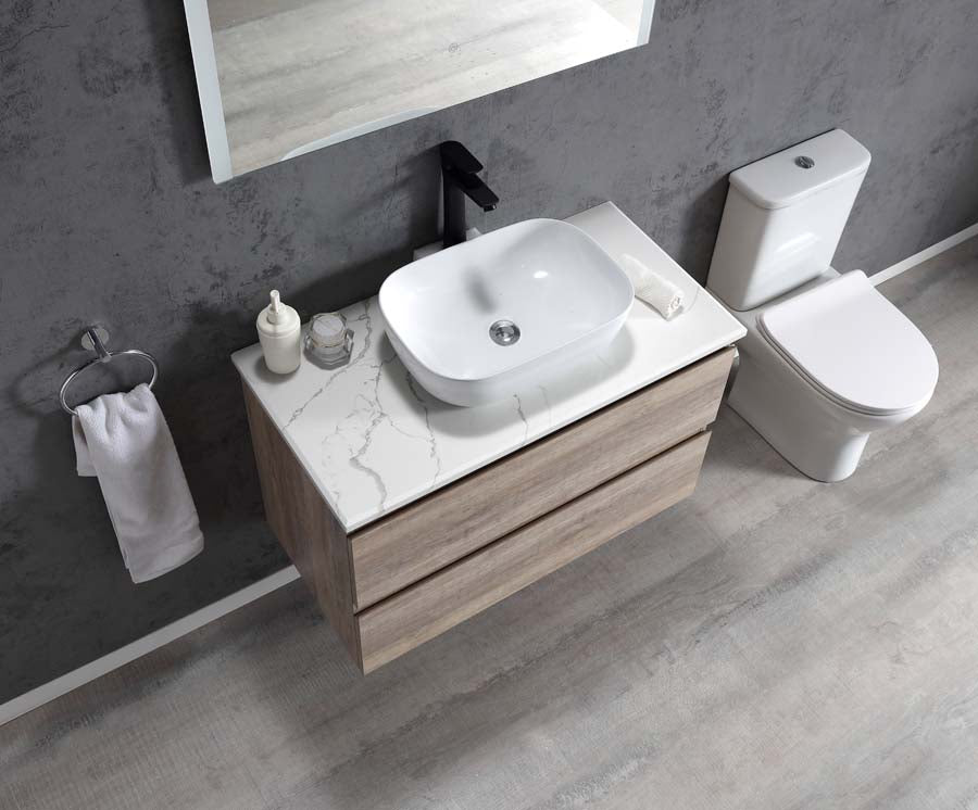 Edge 900 Wall Hung Vanity – Pine