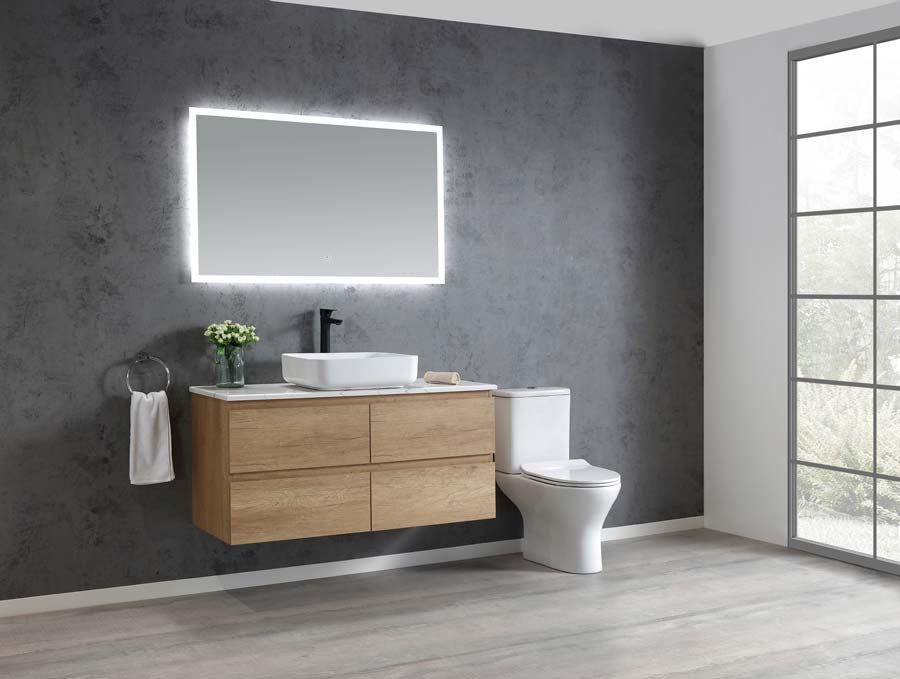 Edge 1200 Wall Hung Vanity – Bamboo Oak