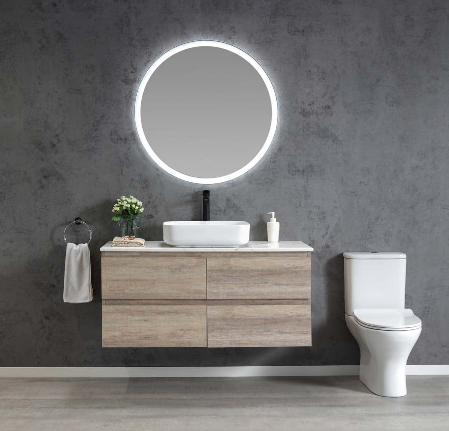 Edge 1200 Wall Hung Vanity – Pine