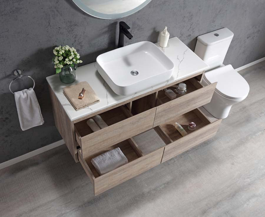 Edge 1200 Wall Hung Vanity – Pine