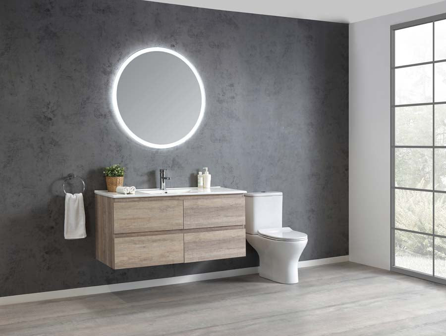 Edge 1200 Wall Hung Vanity – Pine