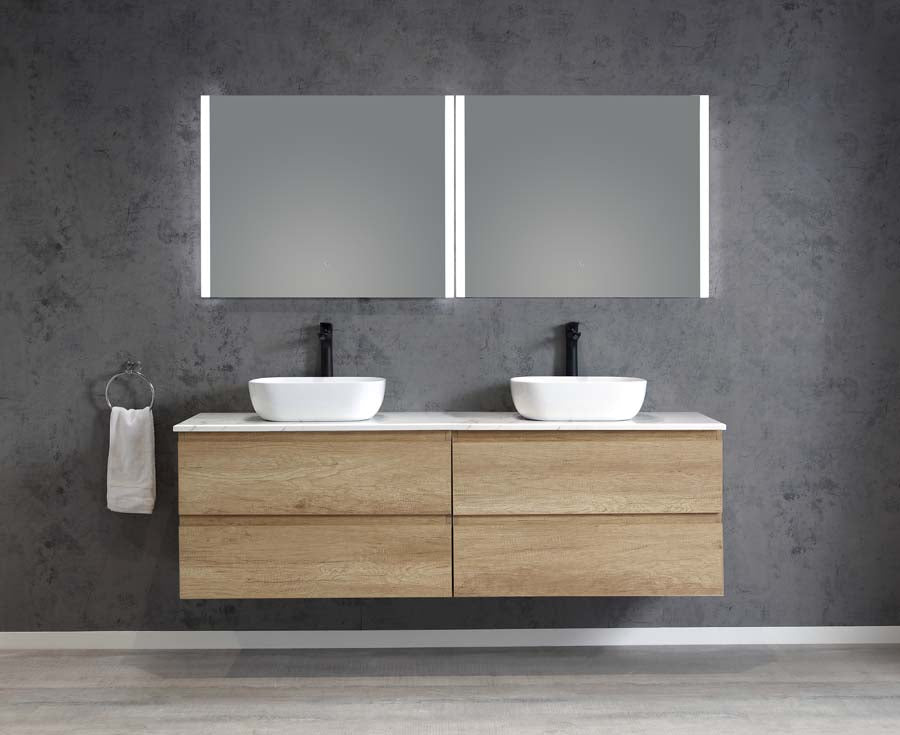 Edge 1500 Wall Hung Vanity – Bamboo Oak