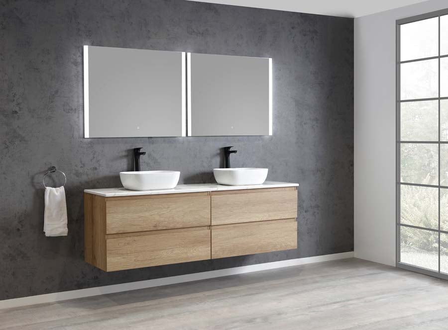 Edge 1500 Wall Hung Vanity – Bamboo Oak
