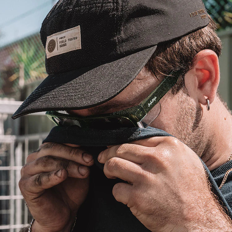 Safestyle Fusions green Frame Polarised Lens