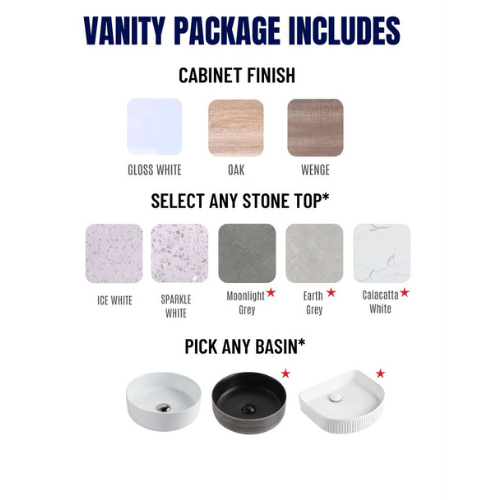 Caliber 1800 Vanity – Wenge