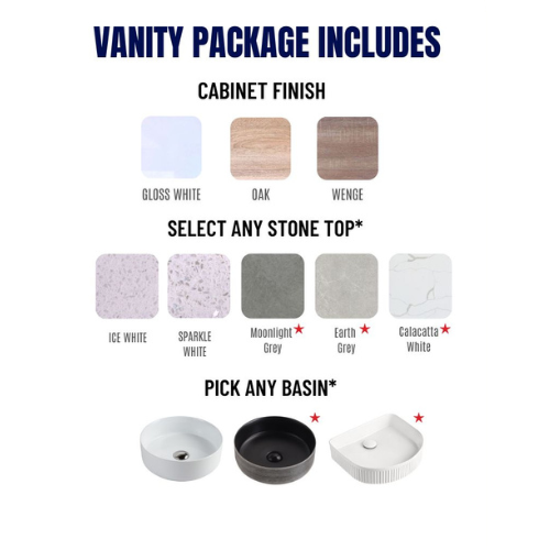 Reflex 900 Vanity – Gloss White