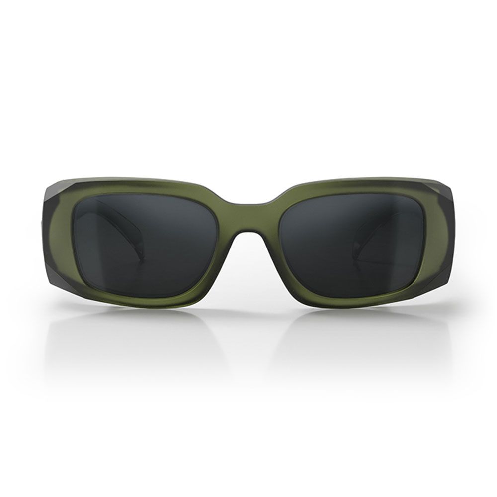 Auras Matte Moss Green Frame Grey Polarised Lens