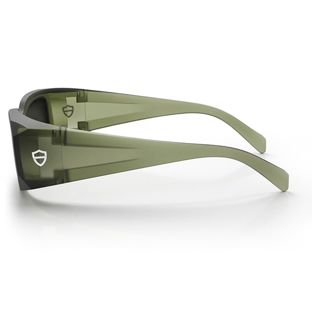 Auras Matte Moss Green Frame Grey Polarised Lens