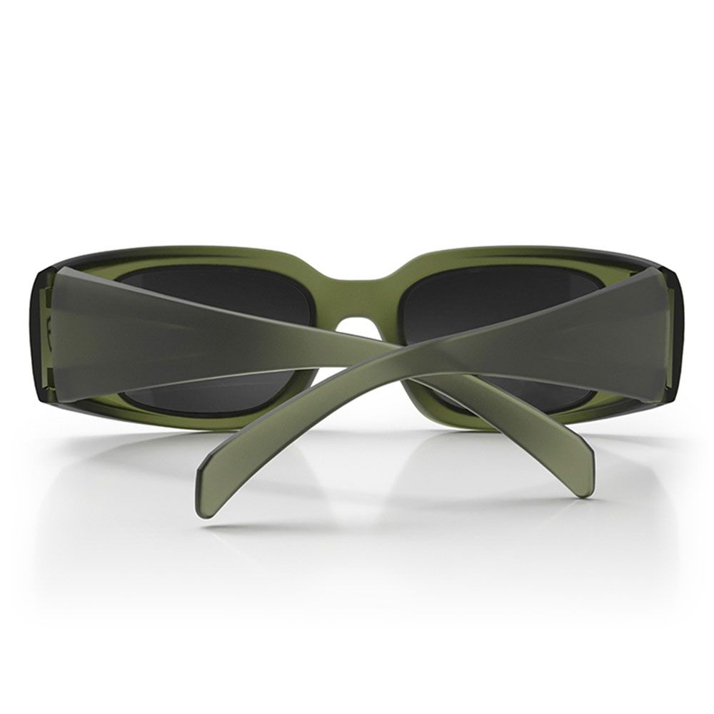 Auras Matte Moss Green Frame Grey Polarised Lens