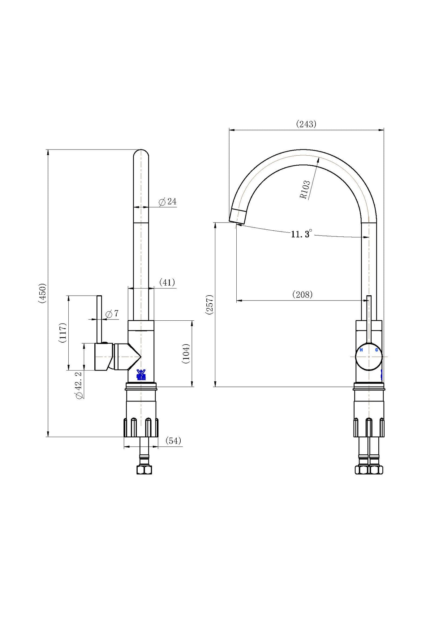 Grace Kitchen/Basin Mixer