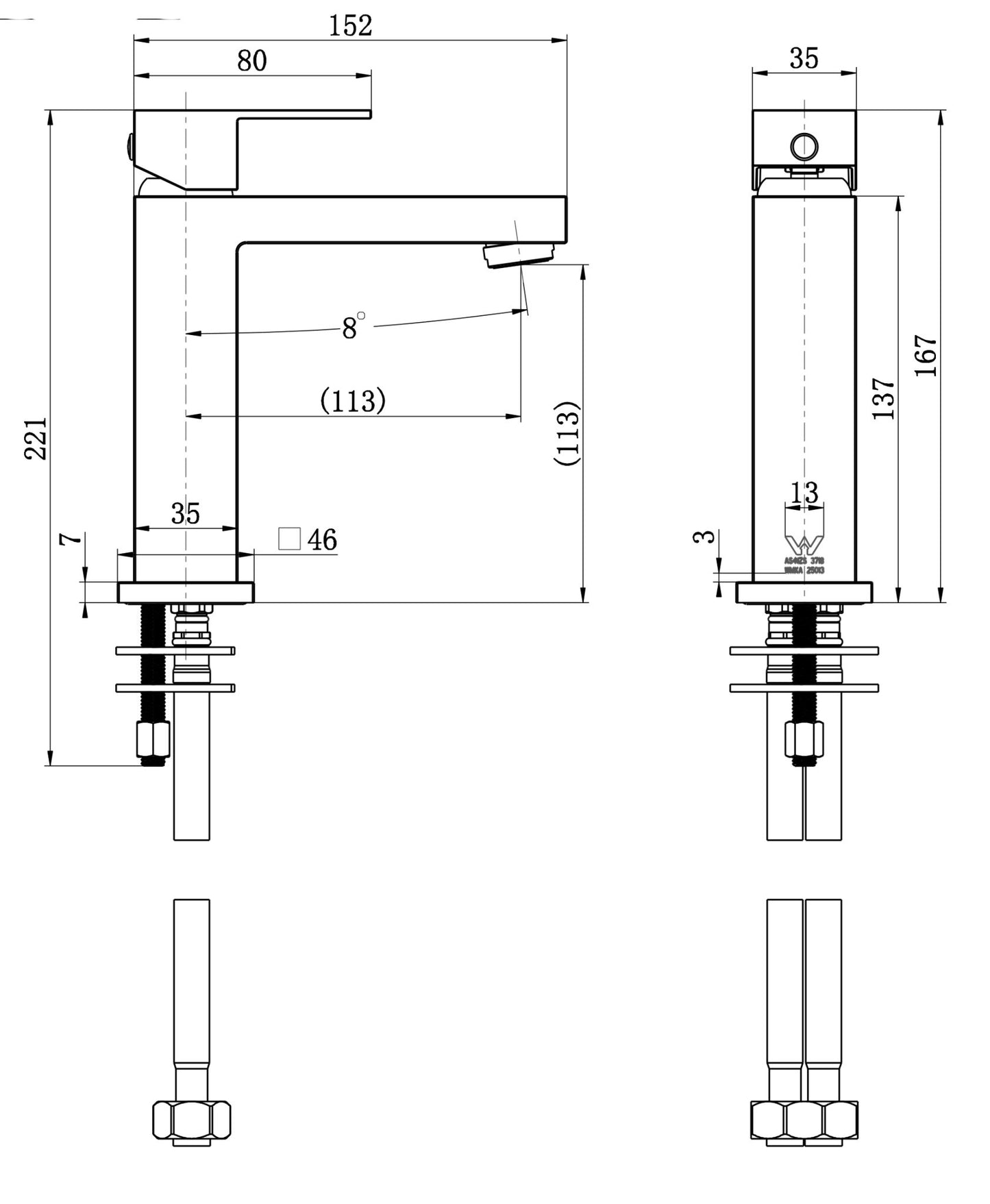 Chao Mini Basin Mixer