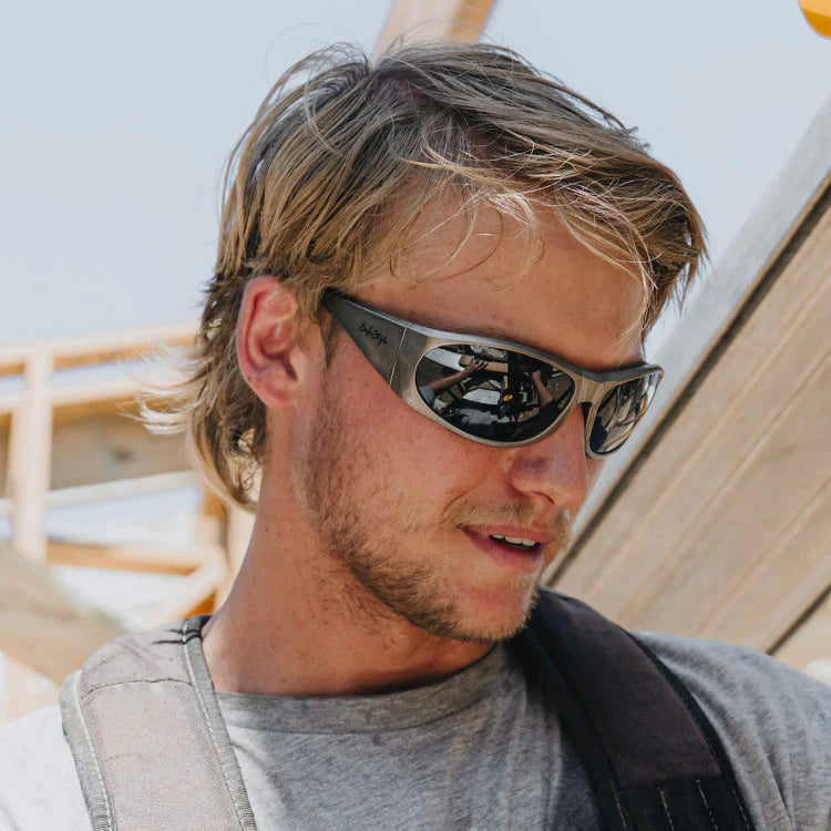 Safestyle Sonics Silver Frame Polarised Lens