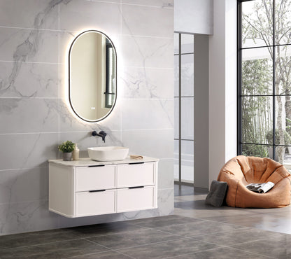 Darlington 1200 Wall Hung Vanity – Matte White