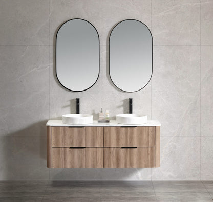 Kayla 1500 Fluted Wall Hung Vanity – Tas Oak