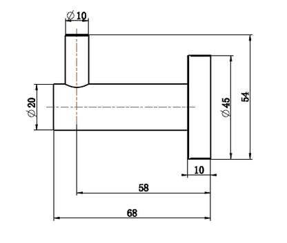 Mirage Single Robe Hook