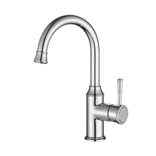 Montpellier Gooseneck High Rise Basin Mixer