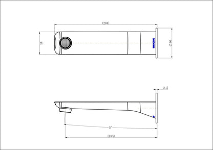 Nova Bath Spout