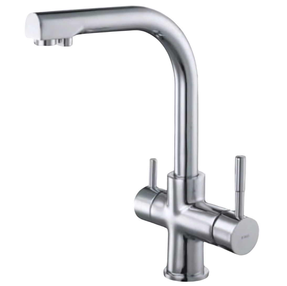 Carl Dual Kitchen Sink/Basin Mixer – Chrome