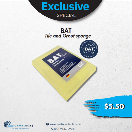 BAT TILE AND GROUT SPONGE 300MM X 200MM