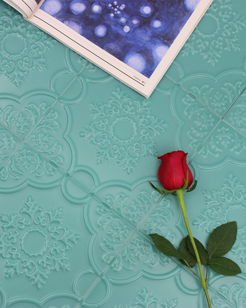 LUXURY - white butterfly pattern