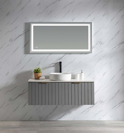 Bella 1200 Wall Hung Vanity – Matte Grey