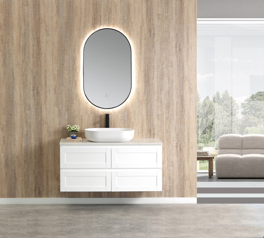 Victoria 1200 Wall Hung Vanity – Matte White