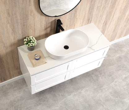 Victoria 1200 Wall Hung Vanity – Matte White
