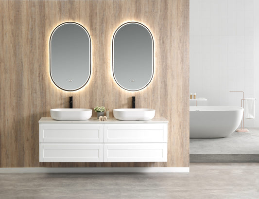 Victoria 1800 Wall Hung Vanity – Matte White