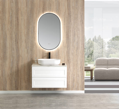 Victoria 750 Wall Hung Vanity – Matte White