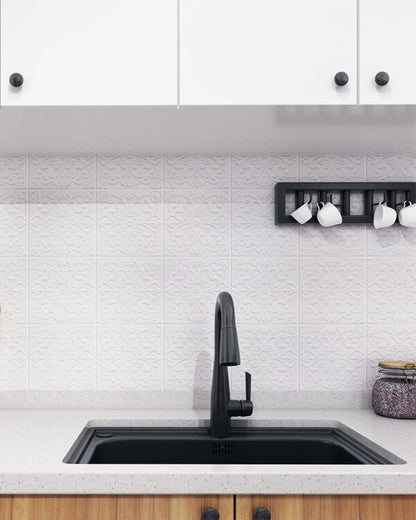 LUXURY - silver flower pattern