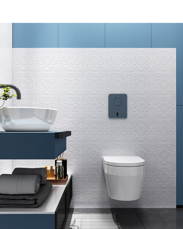 LUXURY - silver flower pattern