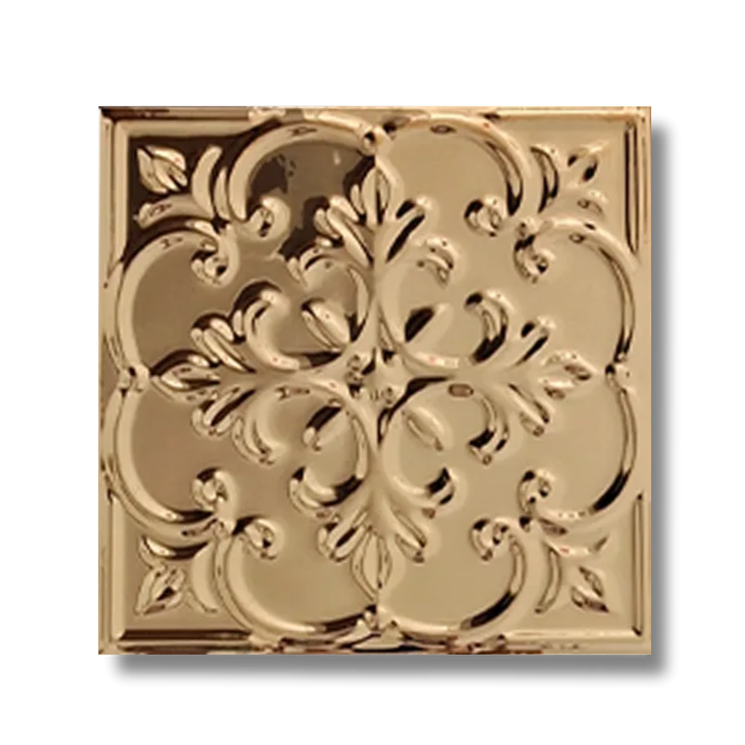LUXURY - gold flower pattern