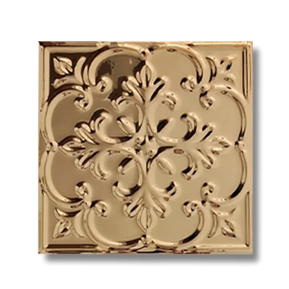 LUXURY - gold flower pattern