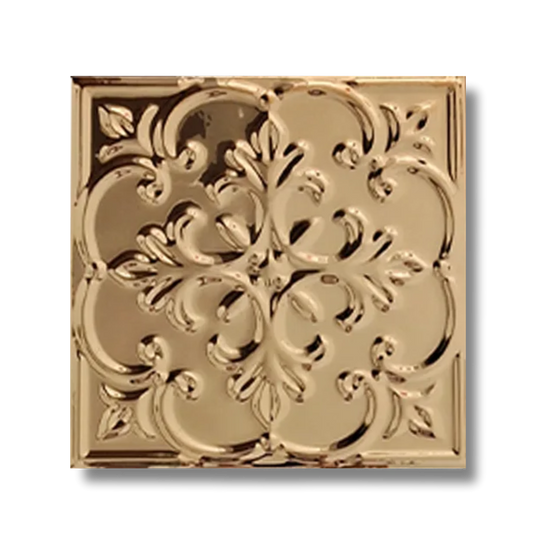 LUXURY - gold flower pattern
