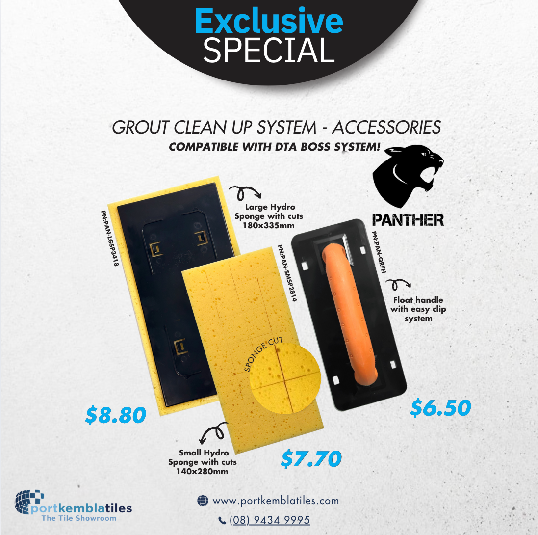 GROUT CLEAN UP SYSTEM - ACCESSORIES